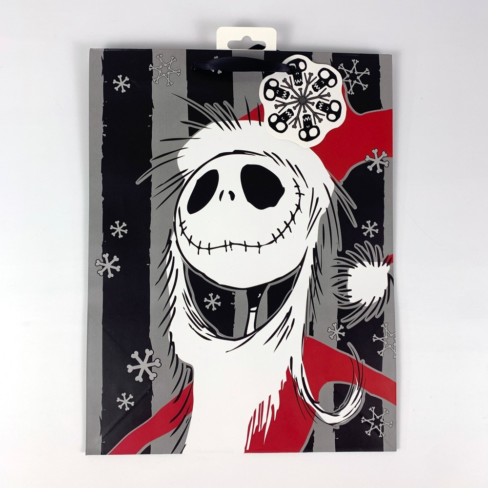 Nightmare Before Christmas NBC Paper Gift Bag & Tag Lot of 2 13x10x4.5" Jack SEE - Picture 2 of 7